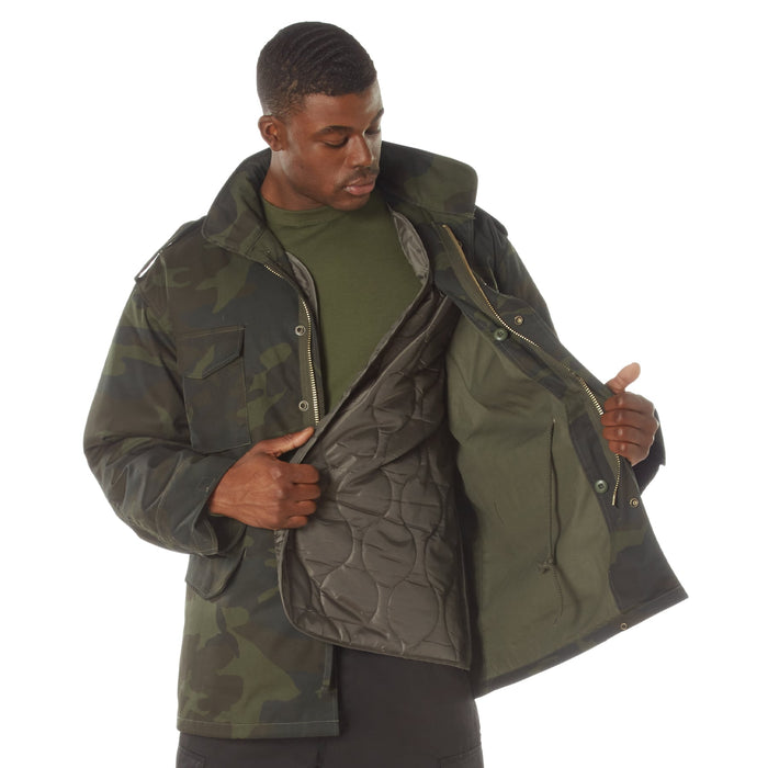 Mens Camo M-65 Field Jacket by Rothco