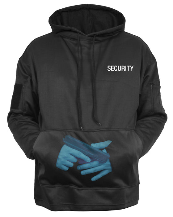 Security Concealed Carry Hoodie - Black by Rotcho