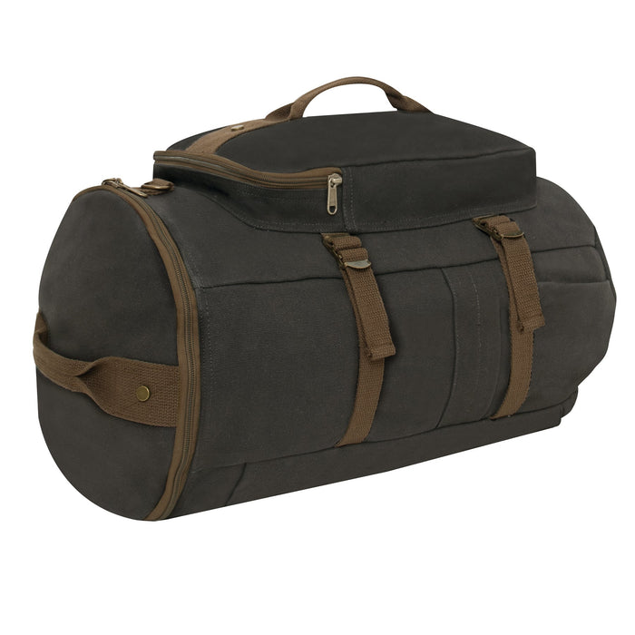 Rothco Convertible Canvas Duffle / Backpack - 19 Inches