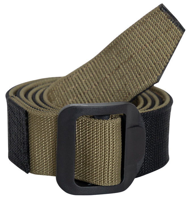 Reversible Airport Friendly Riggers Belt - Black / Coyote