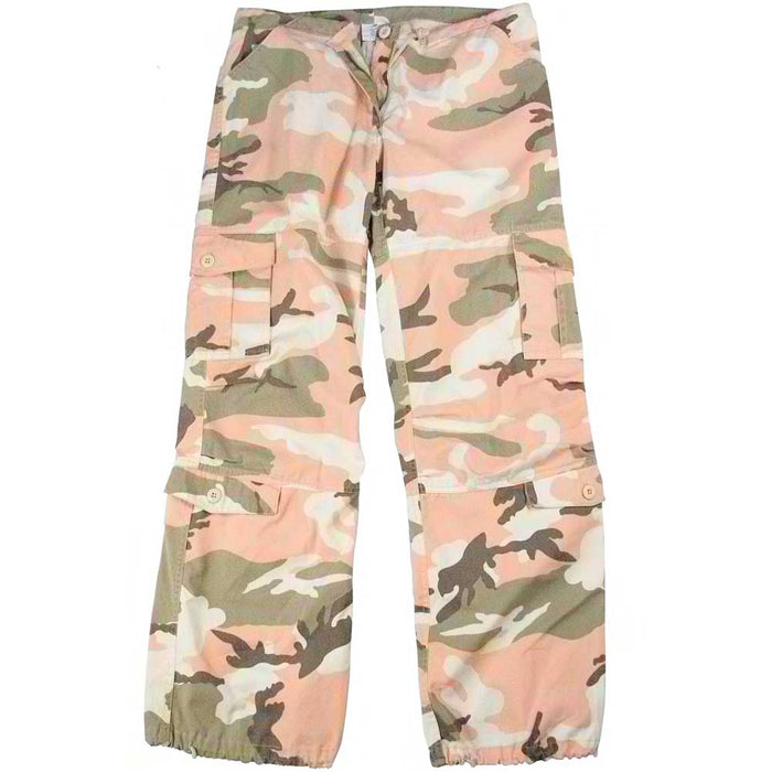 Rothco Womens Camo Vintage Paratrooper Cargo Pants