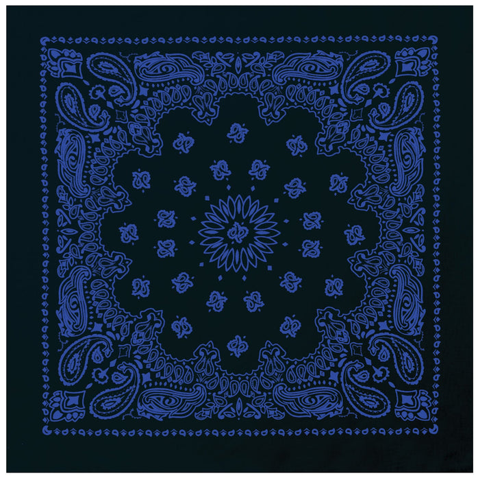 Paisley Bandana – Extra-Large 27” x 27" - 30 Colors To Choose From