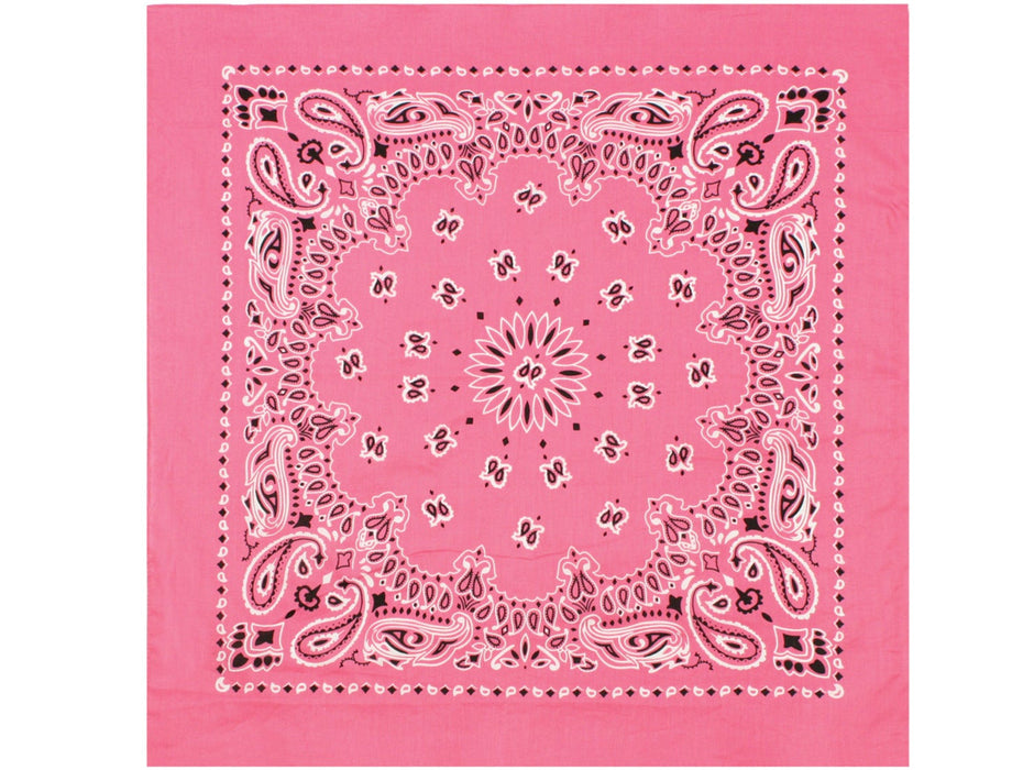 Paisley Bandana – Extra-Large 27” x 27" - 30 Colors To Choose From