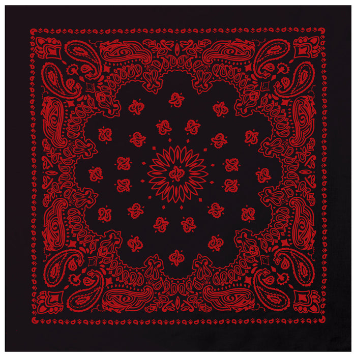 Paisley Bandana – Extra-Large 27” x 27" - 30 Colors To Choose From