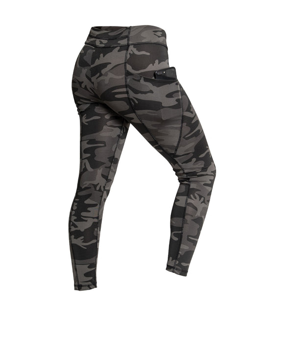 Performance Camo Leggings With Pockets by Rothco