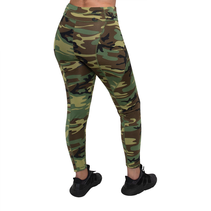 Performance Camo Leggings With Pockets by Rothco