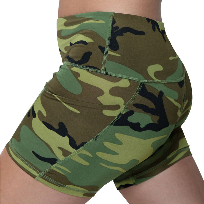 Women's Camo Legging Workout Shorts