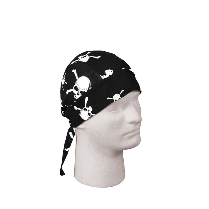 Motorcycle Riding Skull & Crossbones Headwrap