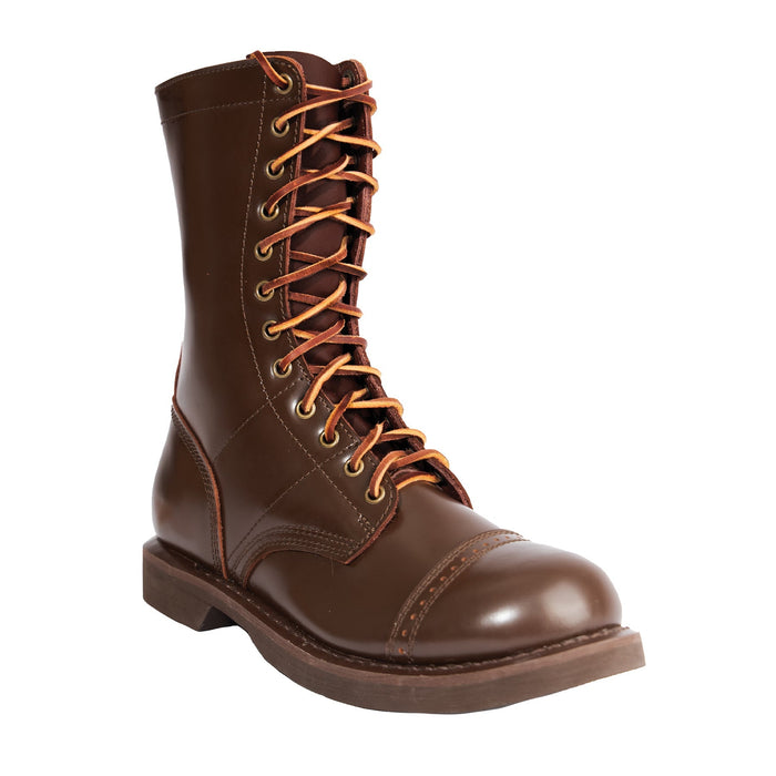 Rothco Brown Leather Jump Boot - 12 Inches