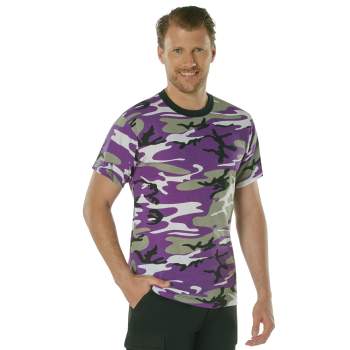 Rothco Mens Color Camouflage T-Shirt