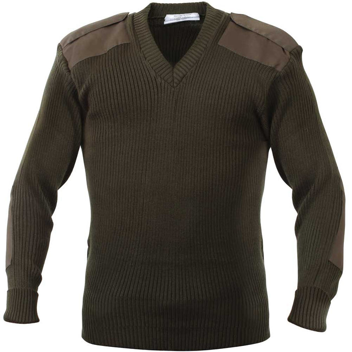 Rothco Mens V-Neck Commando Sweater