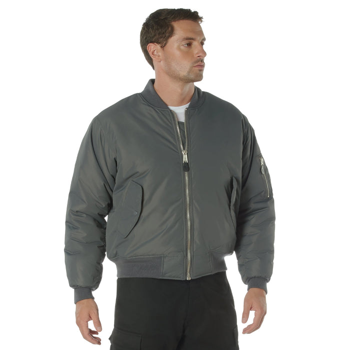 Mens Enhanced MA-1 Nylon Flight Jacket by Rothco