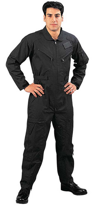 Rothco Mens CWU-27/P Military Flight Suit (Black)