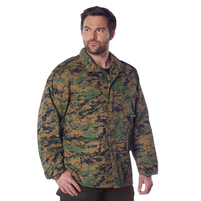 Mens Camo M-65 Field Jacket by Rothco