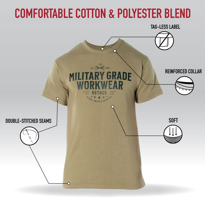 Military Grade Workwear Graphic T-Shirt by Rothco