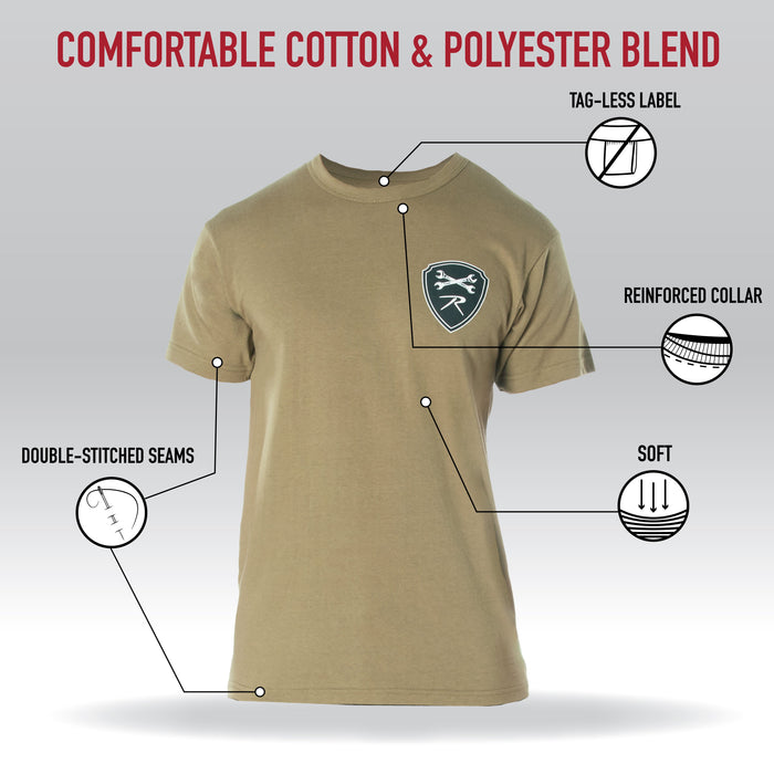 Military Grade Workwear Bottle Cap T-Shirt by Rothco