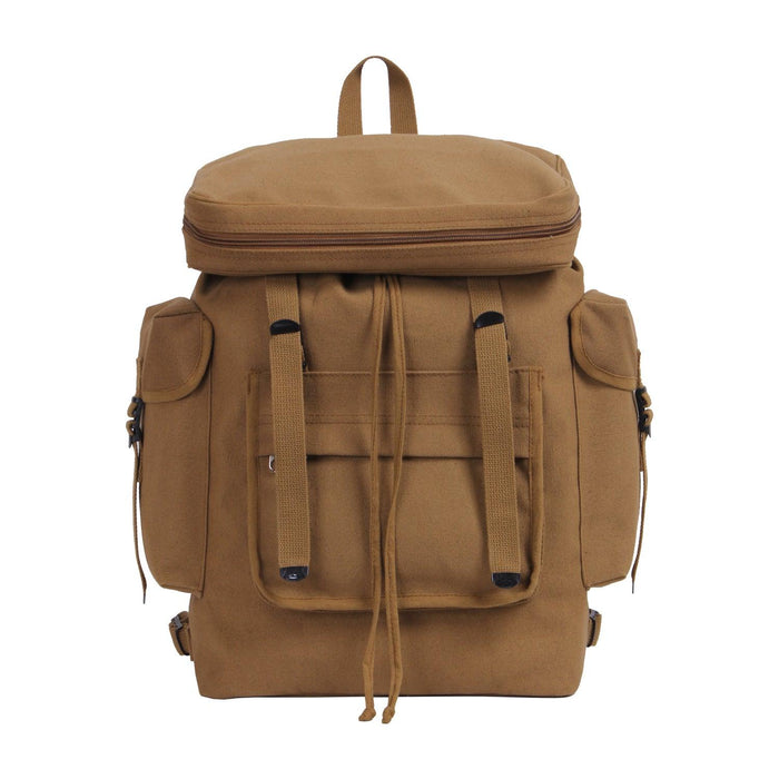 Canvas European Style Rucksack by Rothco - Legendary USA