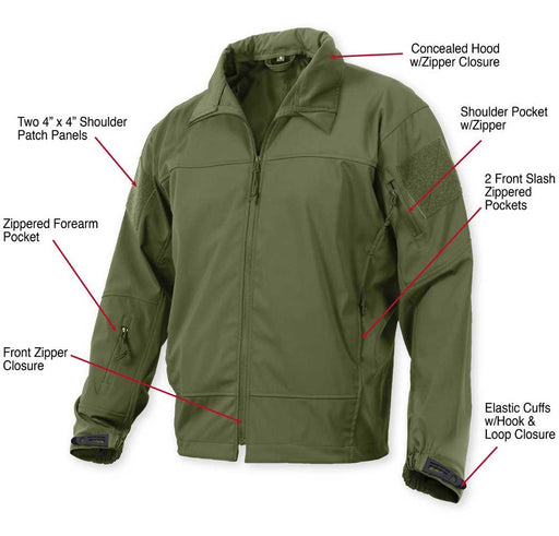 Covert Ops Soft Shell Jacket by Rotcho - Legendary USA