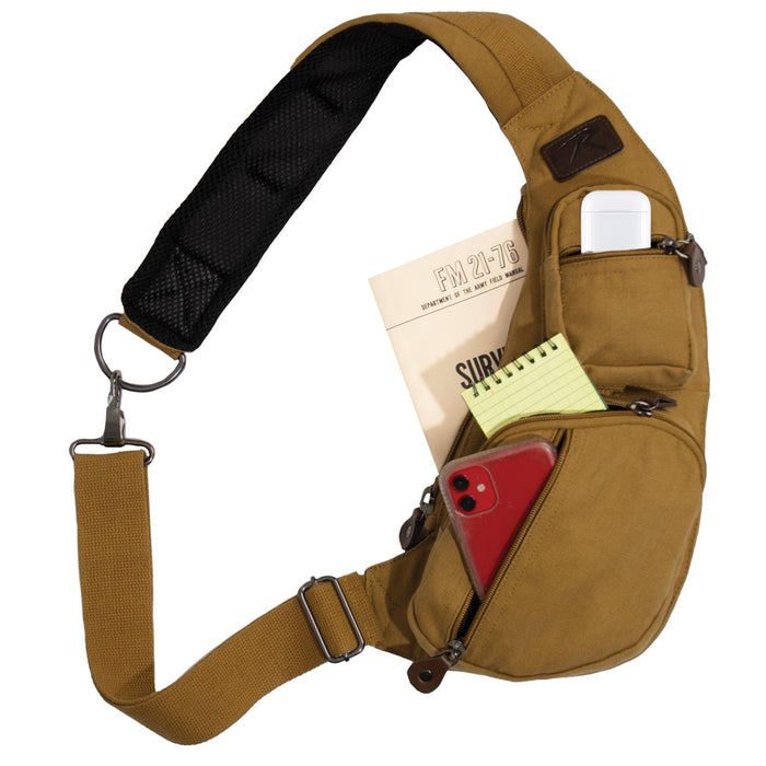 Crossbody Canvas Sling Bag - Legendary USA