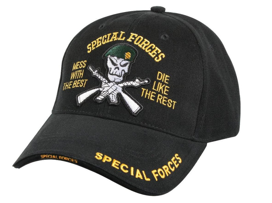 Deluxe Low Profile Special Forces Insignia Cap by Rothco - Legendary USA