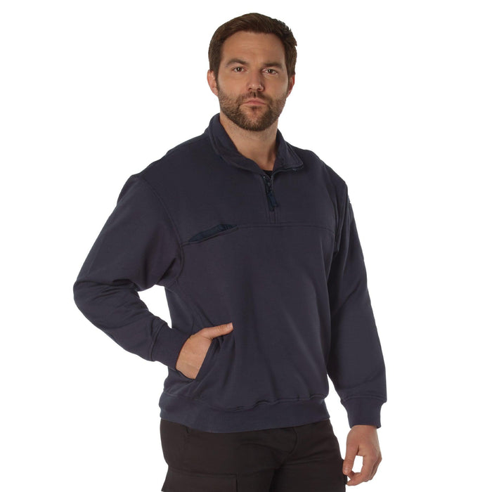 Firefighter / EMS Quarter Zip Job Shirt by Rothco - Legendary USA