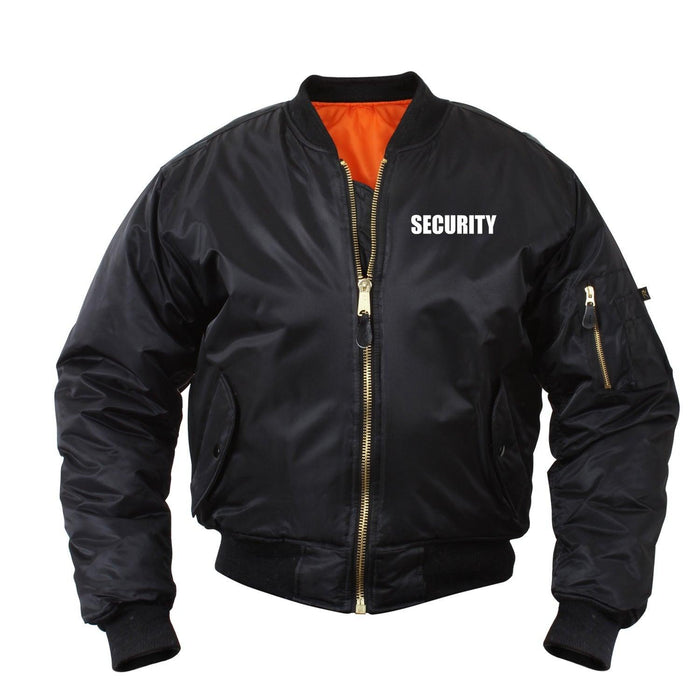 MA-1 Flight Jacket With Security Print by Rothco - Legendary USA