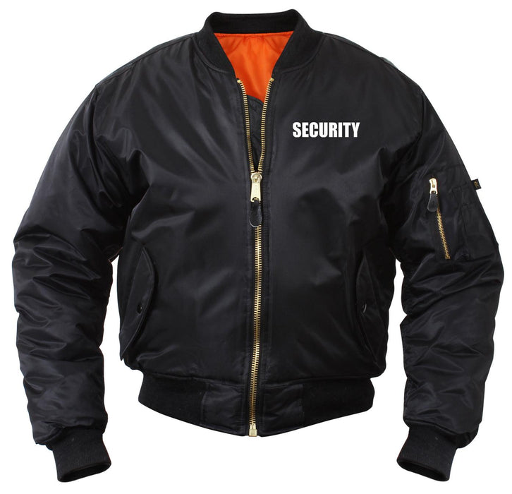 MA-1 Flight Jacket With Security Print by Rothco - Legendary USA