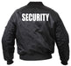 MA-1 Flight Jacket With Security Print by Rothco - Legendary USA