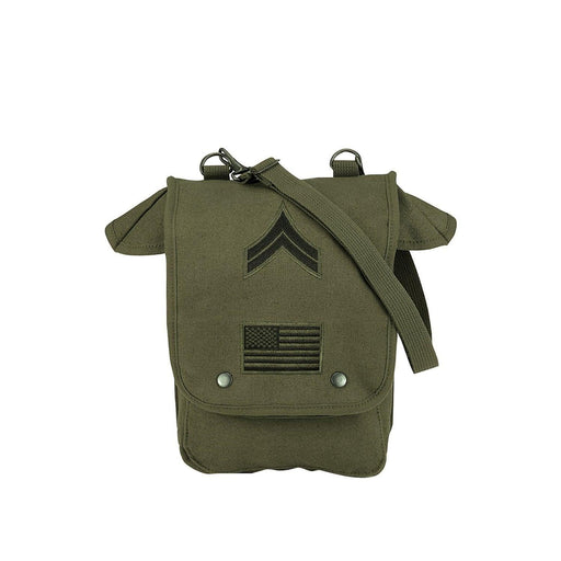 Map Case Shoulder Bag With Military Patches by Rotcho - Legendary USA