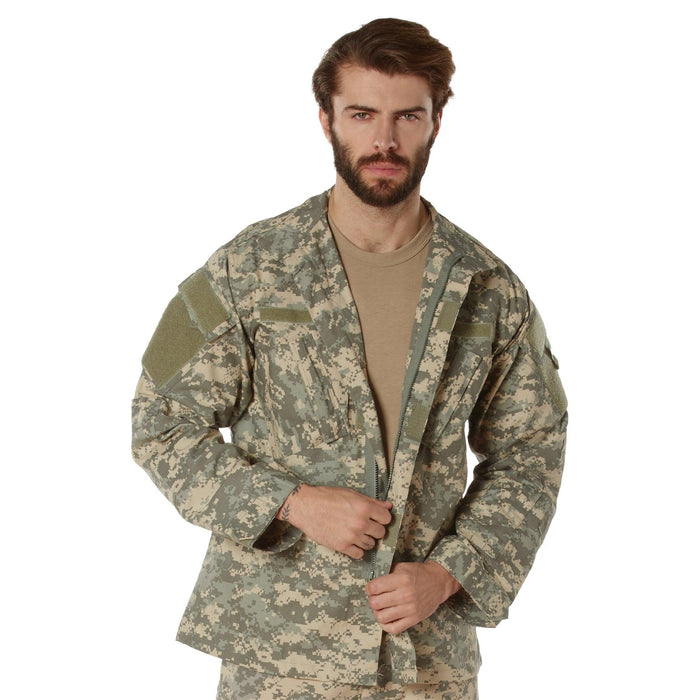 Mens Camo Combat Uniform Shirt by Rothco - Legendary USA