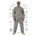 Mens Camo Combat Uniform Shirt by Rothco - Legendary USA