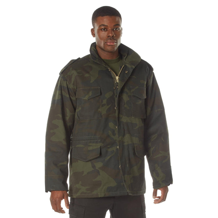 Mens Camo M-65 Field Jacket by Rothco - Legendary USA