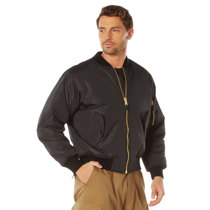 Mens Enhanced MA-1 Nylon Flight Jacket by Rothco - Legendary USA