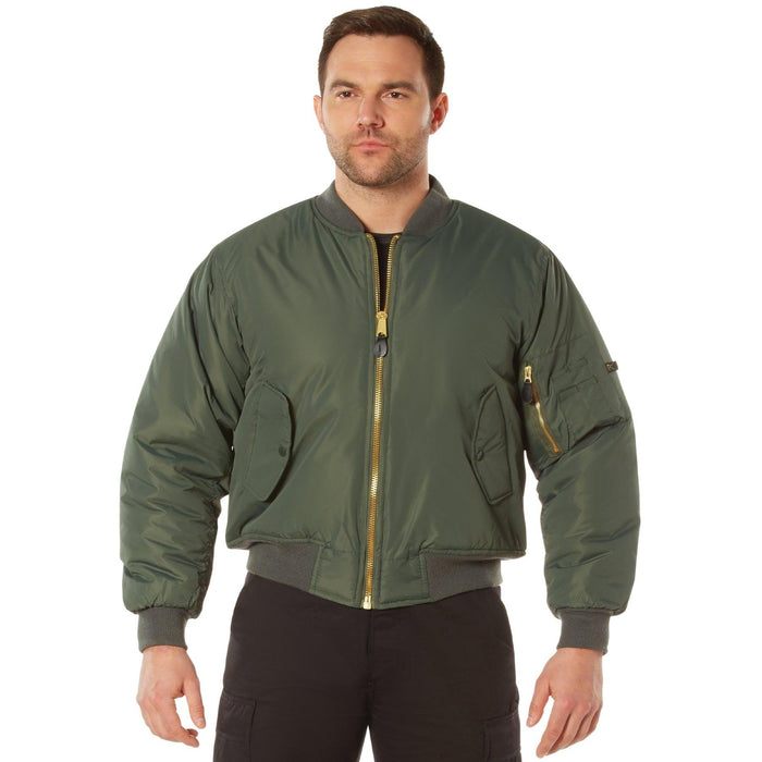 Mens Enhanced MA-1 Nylon Flight Jacket by Rothco - Legendary USA