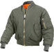 Mens Enhanced MA-1 Nylon Flight Jacket by Rothco - Legendary USA