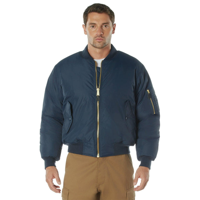 Mens Enhanced MA-1 Nylon Flight Jacket by Rothco - Legendary USA