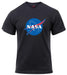 Mens NASA Meatball Logo Black T-Shirt - Legendary USA