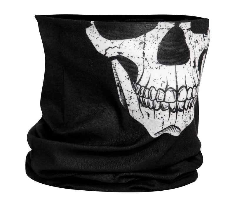 Motorcycle Riding Neck Gaiter and Face Covering - SKULL Print - Legendary USA