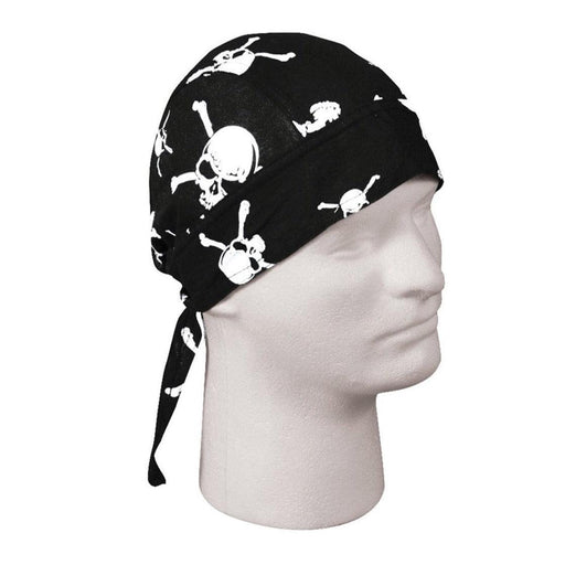 Motorcycle Riding Skull & Crossbones Headwrap - Legendary USA