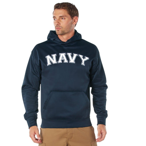 Navy Embroidered Pullover Hoodie - Legendary USA