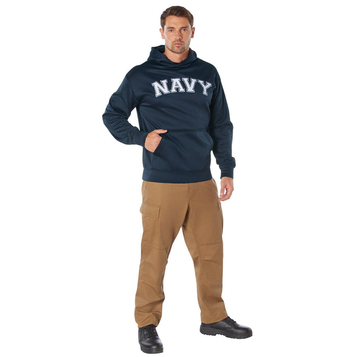 Navy Embroidered Pullover Hoodie - Legendary USA