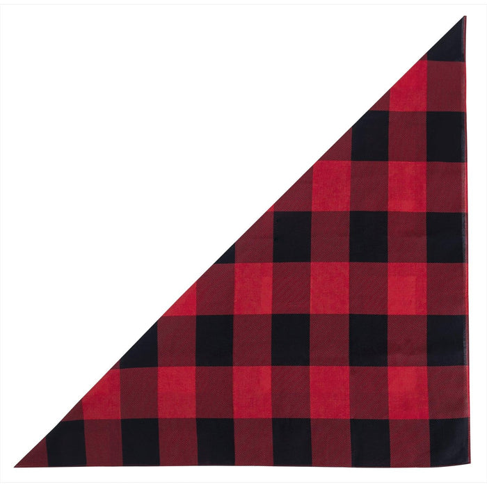 Red Plaid Bandana – 27" X 27" by Rothco - Legendary USA