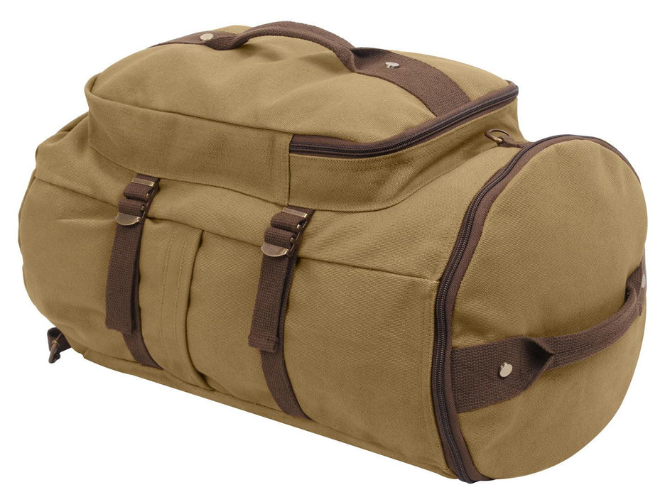 Rothco Convertible Canvas Duffle / Backpack - 19 Inches - Legendary USA