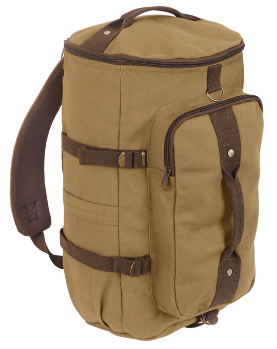 Rothco Convertible Canvas Duffle / Backpack - 19 Inches - Legendary USA