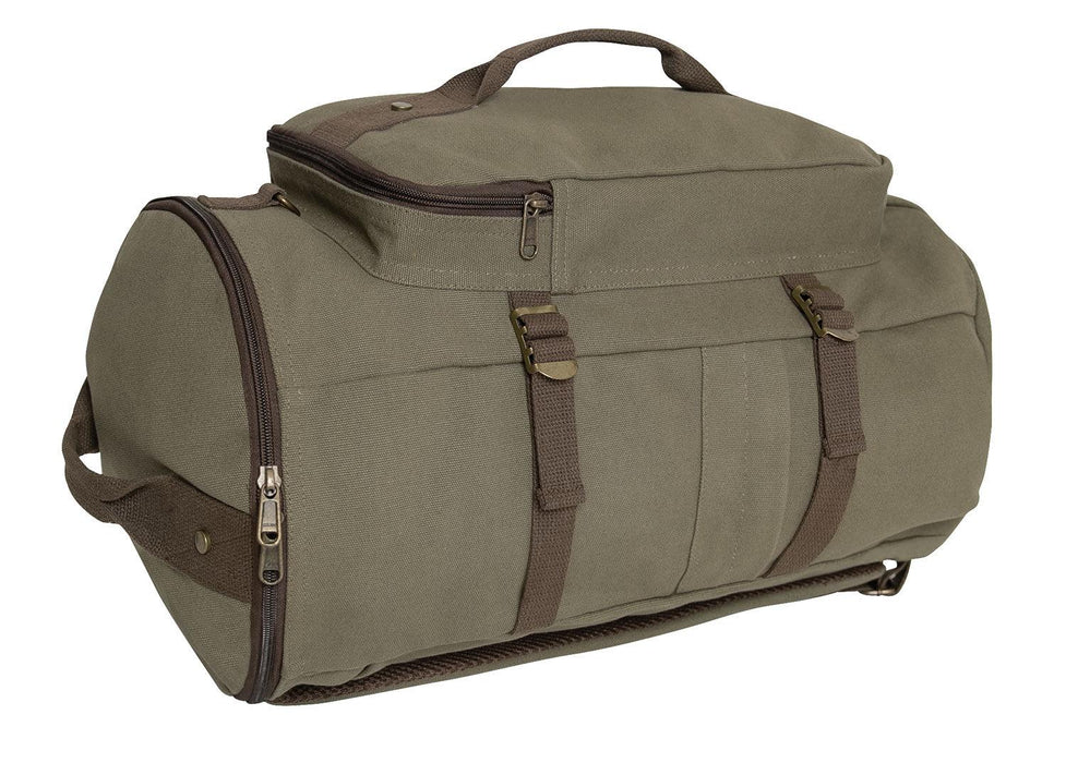 Rothco Convertible Canvas Duffle / Backpack - 19 Inches - Legendary USA