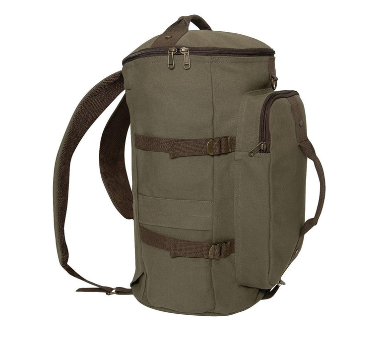 Rothco Convertible Canvas Duffle / Backpack - 19 Inches - Legendary USA