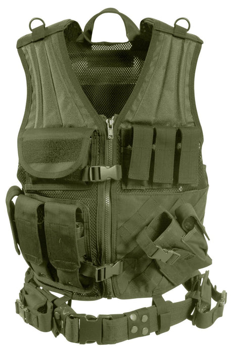 Rothco Cross Draw MOLLE Tactical Vest - Legendary USA