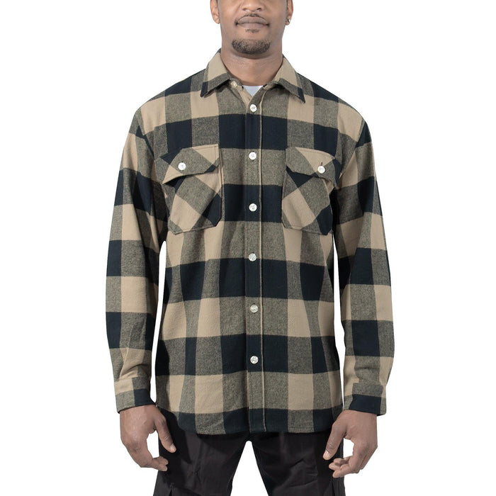 Rothco Extra Heavyweight Buffalo Plaid Flannel Shirt - Legendary USA