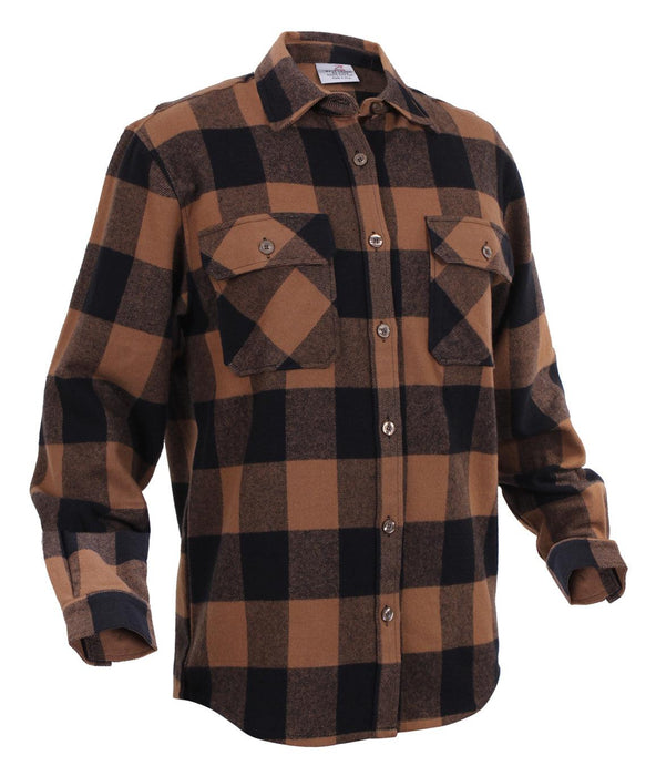 Rothco Extra Heavyweight Buffalo Plaid Flannel Shirt - Legendary USA