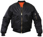 Rothco Mens Classic MA-1 Nylon Flight Jacket - Legendary USA